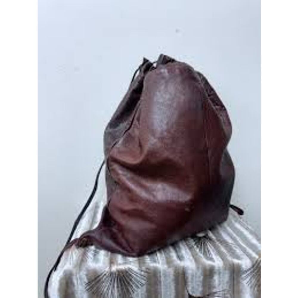 BILLY BAGS London Leather Drawstring Backpack Rucksack Shoulder Bag Purse